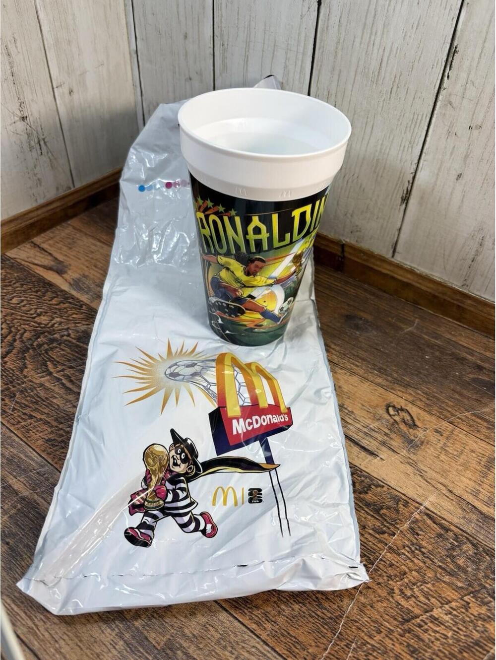 2026 McDonald's FIFA World Cup 26 Soccer Ronaldinho Gaucho Collectible Cup